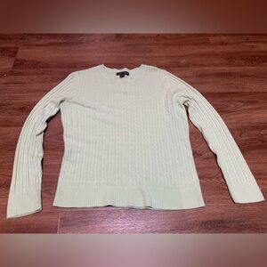 Designers Originals Light Green Crew Neck Sweater